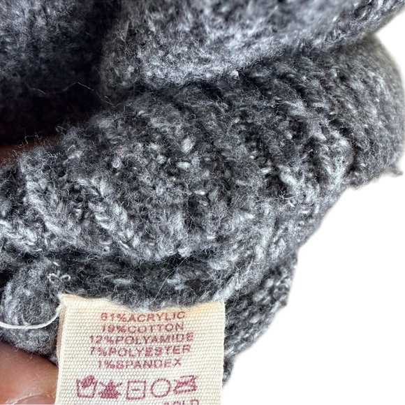 Hem & Thread Charcoal Button-Up Cardigan - Picture 4 of 6